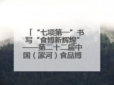 “七项第一”书写“食博新辉煌”——第二十二届中国（漯河）食品博览会亮点纷呈