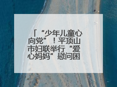 “少年儿童心向党”！平顶山市妇联举行“爱心妈妈”慰问困境儿童活动