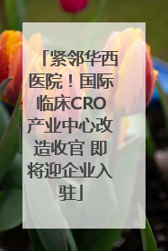 紧邻华西医院！国际临床CRO产业中心改造收官 即将迎企业入驻