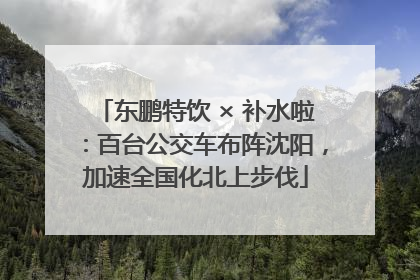 东鹏特饮 × 补水啦：百台公交车布阵沈阳，加速全国化北上步伐