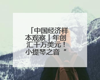 中国经济样本观察丨年创汇千万美元！小提琴之音“响”彻世界