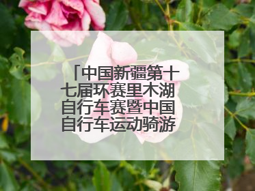 中国新疆第十七届环赛里木湖自行车赛暨中国自行车运动骑游大会圆满落幕