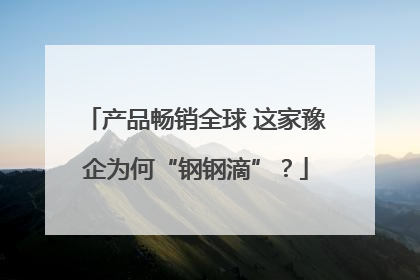 产品畅销全球 这家豫企为何“钢钢滴”？