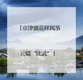 京津冀花样风筝云端“比武”
