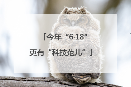今年“6·18”更有“科技范儿”