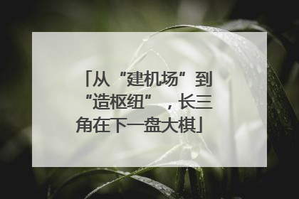 从“建机场”到“造枢纽”，长三角在下一盘大棋