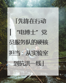 先锋在行动 ▏“电博士”党员服务队的硬核担当：从实验室到抗洪一线
