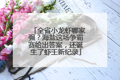 全省小龙虾哪家强？海盐这场争霸赛给出答案，还诞生了虾王新纪录