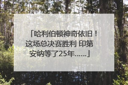 哈利伯顿神奇依旧！这场总决赛胜利 印第安纳等了25年……