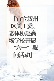 宜宾叙州区关工委、老体协赴高场学校开展“六一”慰问活动