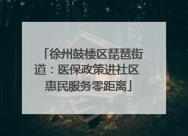 徐州鼓楼区琵琶街道：医保政策进社区 惠民服务零距离