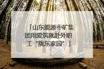 山东能源枣矿集团用爱筑就赴外职工“陇东家园”