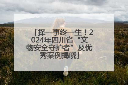 择一事终一生！2024年四川省“文物安全守护者”及优秀案例揭晓