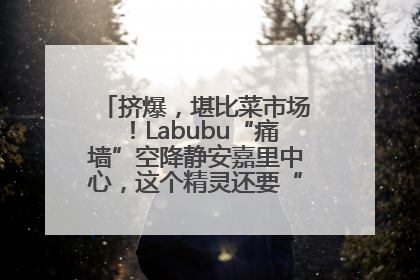 挤爆，堪比菜市场！Labubu“痛墙”空降静安嘉里中心，这个精灵还要“突袭”便利店？