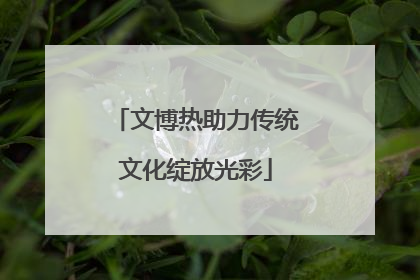 文博热助力传统文化绽放光彩