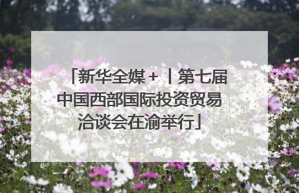 新华全媒＋丨第七届中国西部国际投资贸易洽谈会在渝举行