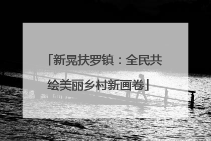 新晃扶罗镇：全民共绘美丽乡村新画卷