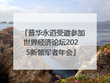 普华永道受邀参加世界经济论坛2025新领军者年会