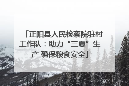 正阳县人民检察院驻村工作队：助力“三夏”生产 确保粮食安全