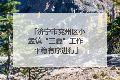 济宁市兖州区小孟镇“三夏”工作平稳有序进行