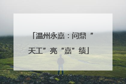 温州永嘉：问鼎“天工”亮“嘉”绩