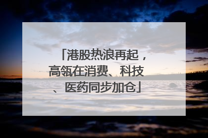 港股热浪再起，高瓴在消费、科技、医药同步加仓