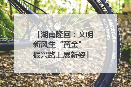 湖南隆回：文明新风生“黄金” 振兴路上展新姿