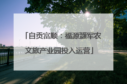 自贡富顺：福源灏军农文旅产业园投入运营