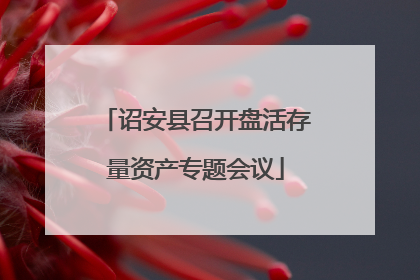 诏安县召开盘活存量资产专题会议