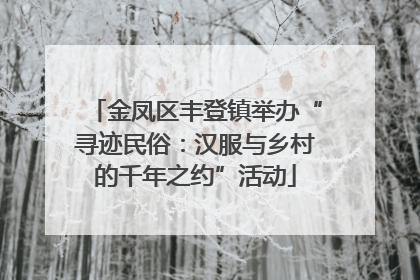 金凤区丰登镇举办“寻迹民俗：汉服与乡村的千年之约”活动