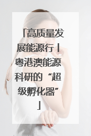 高质量发展能源行丨粤港澳能源科研的“超级孵化器”