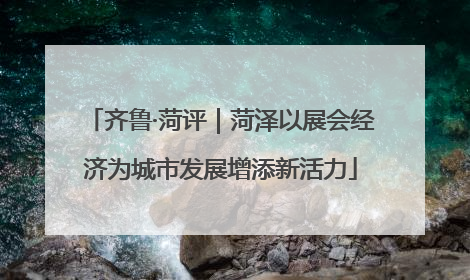 齐鲁·菏评｜菏泽以展会经济为城市发展增添新活力
