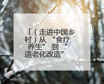 （走进中国乡村）从 “食疗养生” 到 “适老化改造” 秦岭腹地成康养“福地”